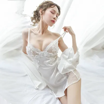 セクシー 透け感 レース 刺繡 バックレス プルオーバ ノースリー ブランジェリー ベビードール