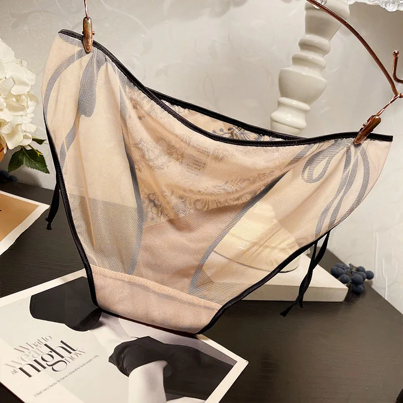 フェミニン セクシー 美尻 高通気 レース 透け感 メッシュ Tバック・タンガ