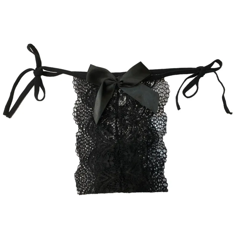 エロ可愛い レース 切り替え スケスケ 誘惑的 ホット 紐パン セクシー Tバック・タンガ