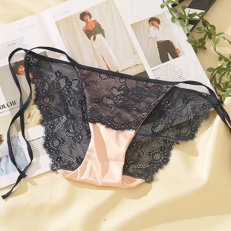 多色展開 オシャレ フェミニン レース 切り替え セクシー 紐パン 誘惑 Ｔバック・タンガ