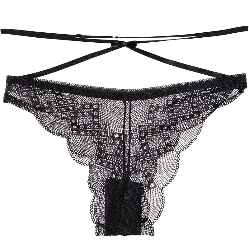 セクシー レース ボウタイ ローウェスト エロい 肌に優しい 高通気性 Ｔバック・タンガ