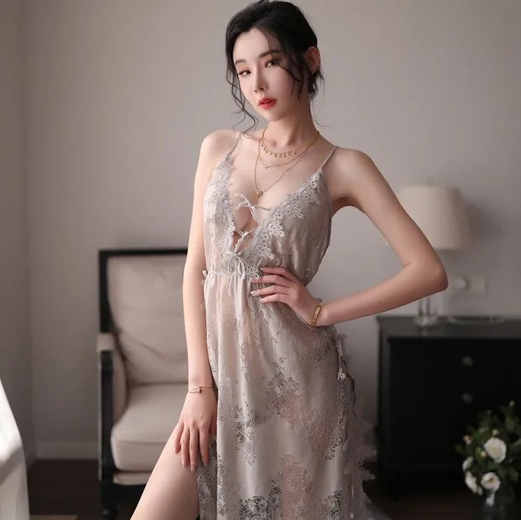 透かし彫り Tバック スリット バックレス セクシーランジェリー