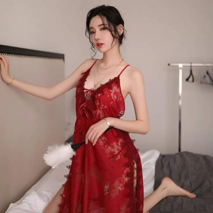 透かし彫り Tバック スリット バックレス セクシーランジェリー