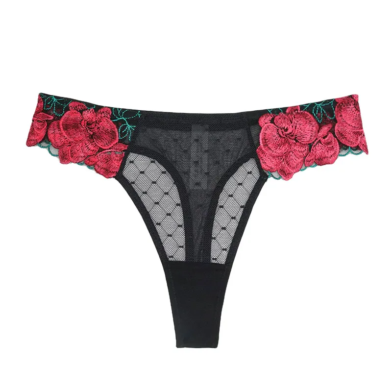 フェミニン 刺繡 レース 薄手 ワイヤー入り 透け透け A-Cカップ チェック柄 着痩せ ブラ・ショーツセット