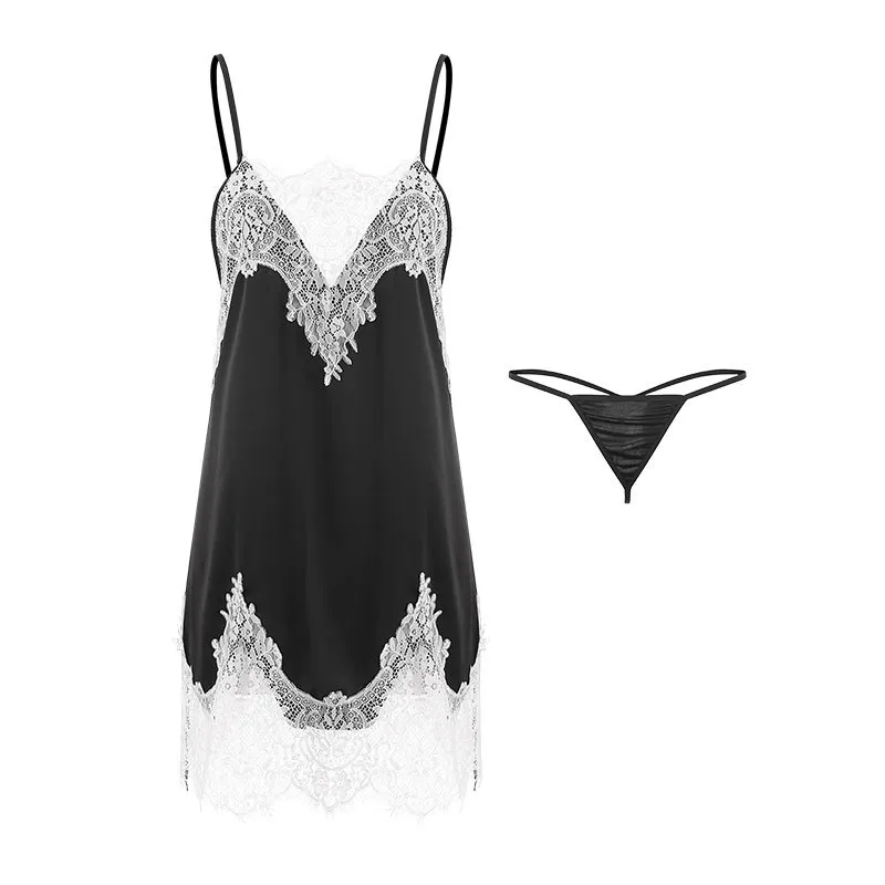新作 切り替え レース Vネック 品質良い セクシーランジェリー