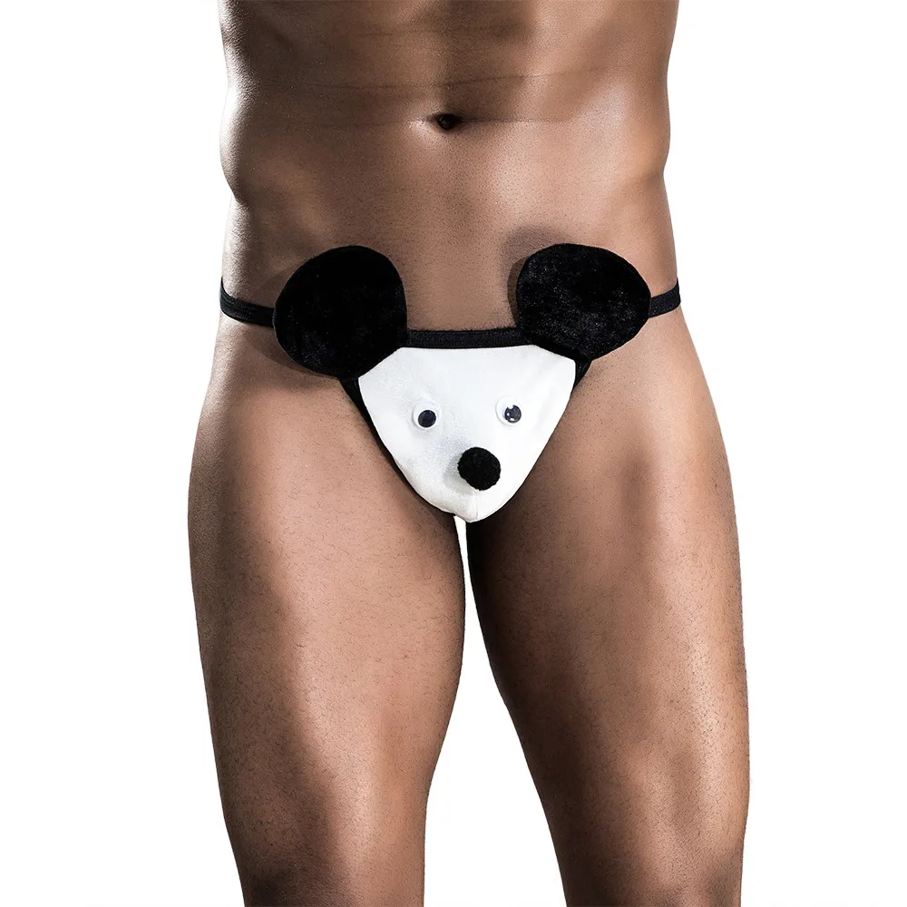 【クリスマス】お洒落 アニマル柄 エルク デート 夜の営み セクシー メンズ Ｔバック・タンガ