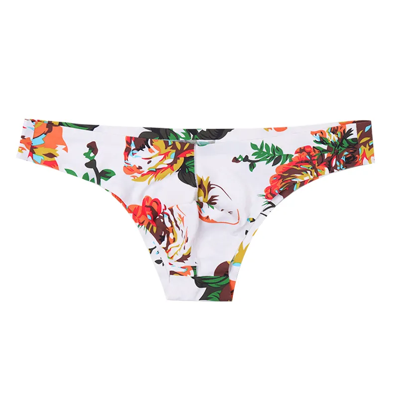 プリント セクシー 薄手 痕跡なし ローウエスト 夏 ブリーフ ビキニ メンズ ビキニ ボクサーパンツ