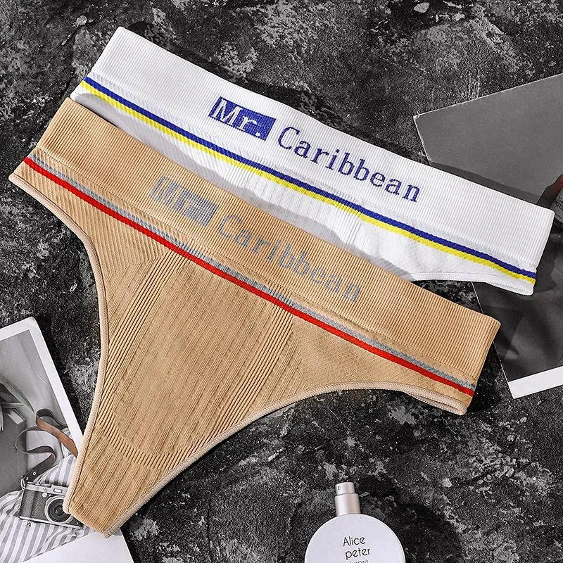 着心地良い 綿 シンプル 切り替え 配色 アルファベット セクシー Tバック メンズ