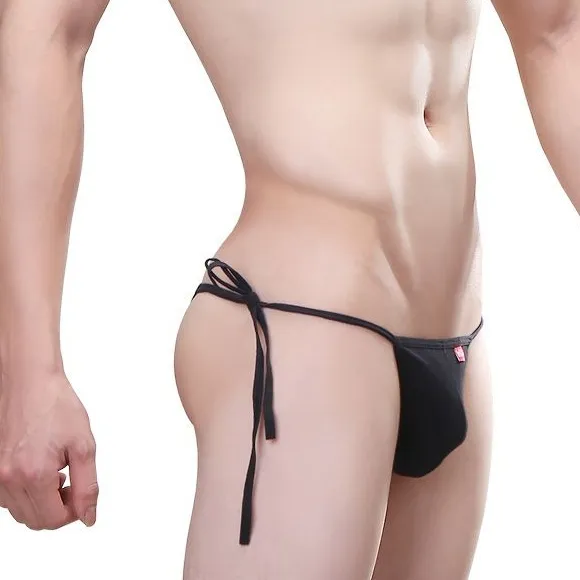エロさ満点 ボウタイ 瞬間脱着 紐パン セクシー 誘惑的 Tバック メンズ
