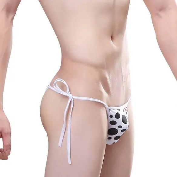 エロさ満点 ボウタイ 瞬間脱着 紐パン セクシー 誘惑的 Tバック メンズ