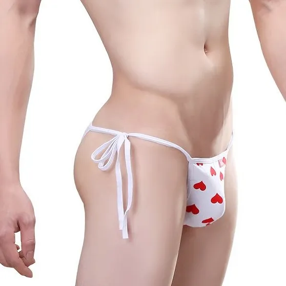 エロさ満点 ボウタイ 瞬間脱着 紐パン セクシー 誘惑的 Tバック メンズ