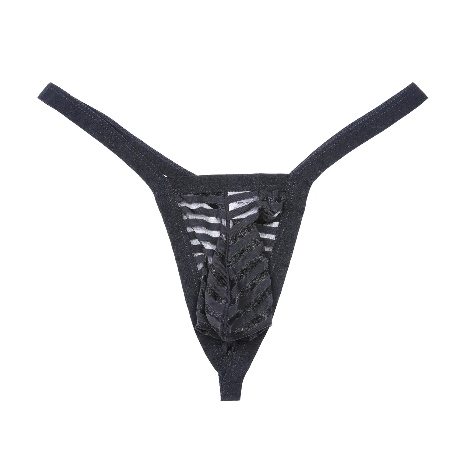 解放感 セクシー 透かし彫り 抗菌防臭 おしゃれ ローウエスト パンツ メンズ Ｔバック