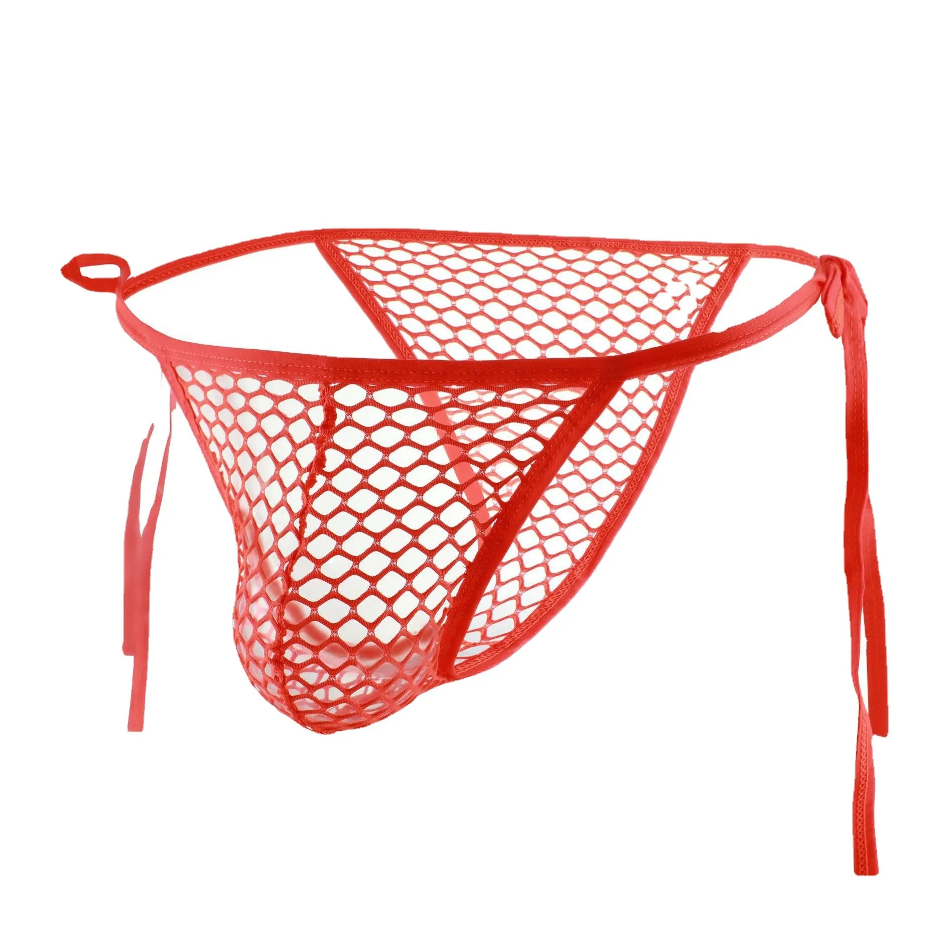 欧米風 セクシー 透かし彫り 紐パン 過激 高通気 メンズ ファッション 無地 Ｔバック