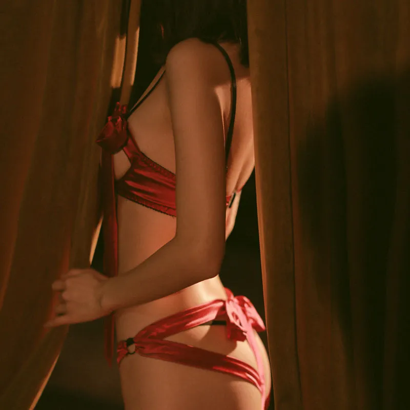 オープンブラ 美乳 ワイヤー入り エロ下着の王道！超絶 オススメ 超セクシー ブラ·ショーツセット