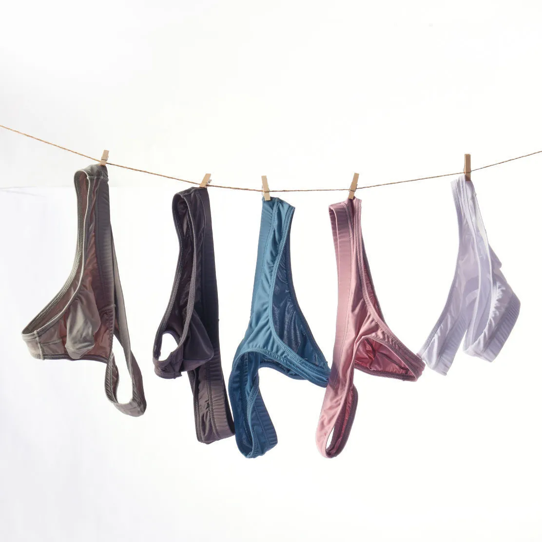 男子マスト 定番シンプル 5色 単品販売可能 スケスケ セクシー Tバック メンズ