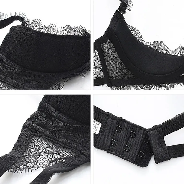 【ニップレス付き】 圧倒的セクシー ワイヤー入り A-Cカップ チャーミング レース 美乳 ブラ・ショーツセット