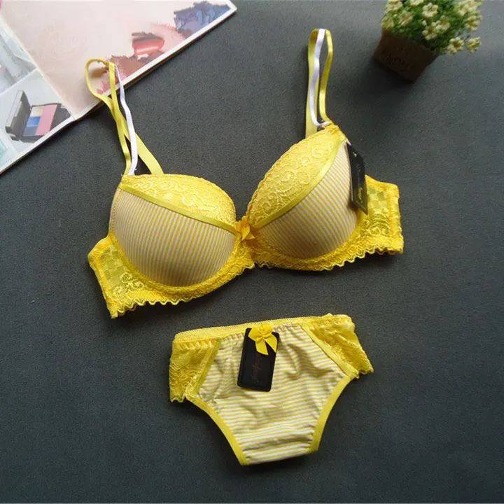 （B-Eカップ） ワイヤー入り 後ろホック レース 薄手 大きいサイズ ブラ・ショーツセット