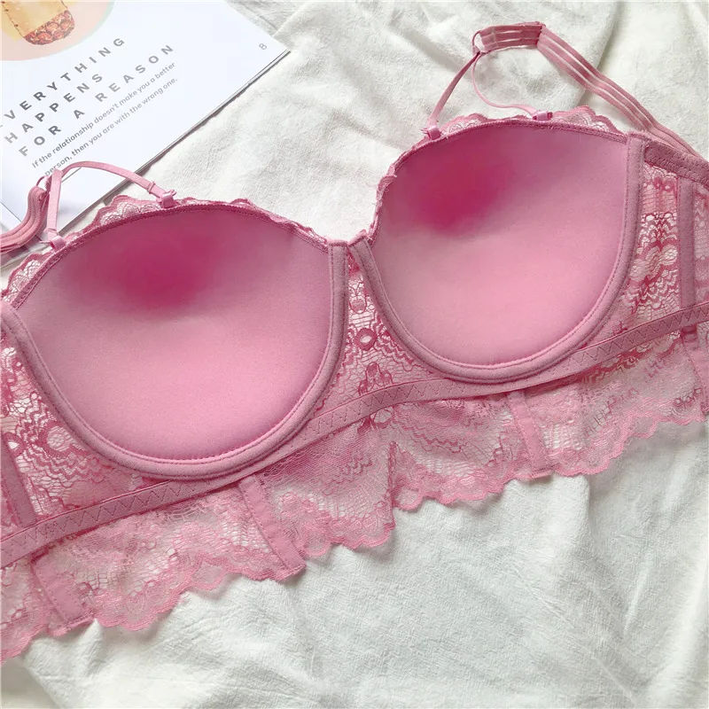 バストアップ 盛れる レース ワイヤー入り 育乳 補正 B-Eカップ 脇高 ブラ・ショーツセット