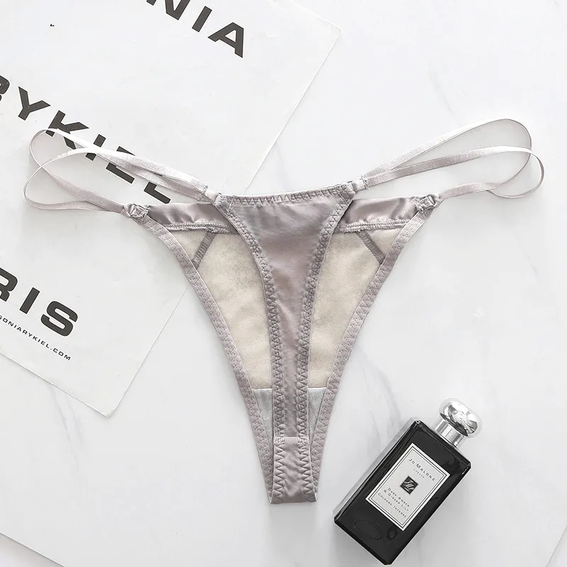 魅力的 レディース セクシー 透かし彫り レース 薄い  透け透け Tバック・タンガ