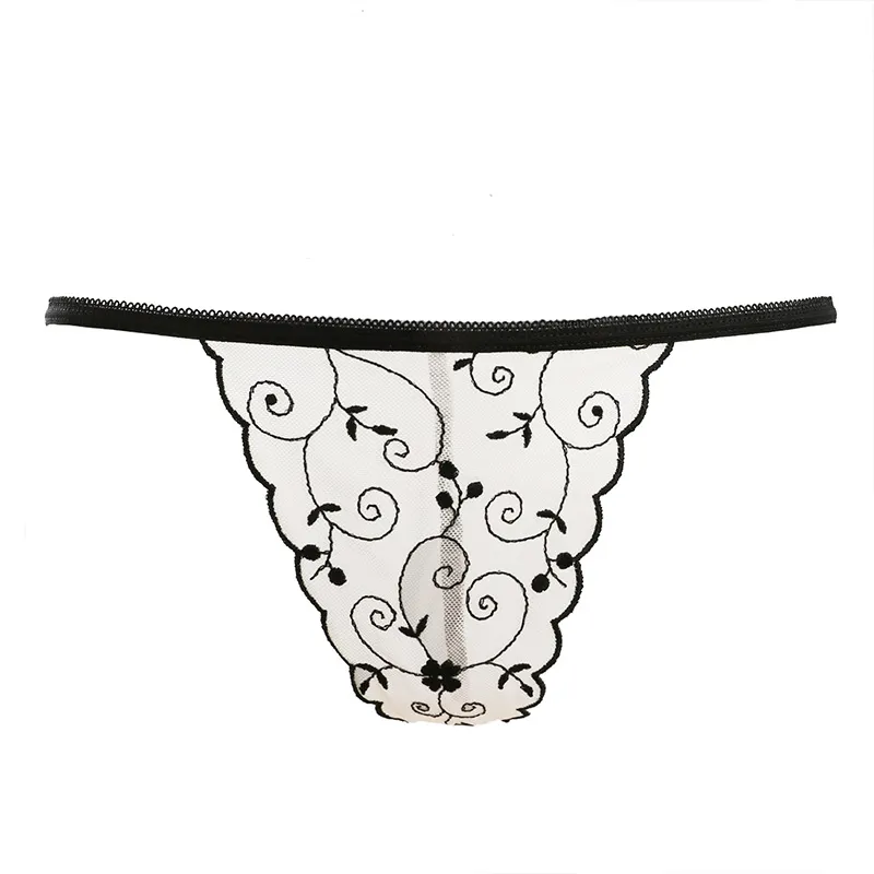 透け感 レース 極艶 シームレス 高通気 セクシー 紐 Tバック・タンガ