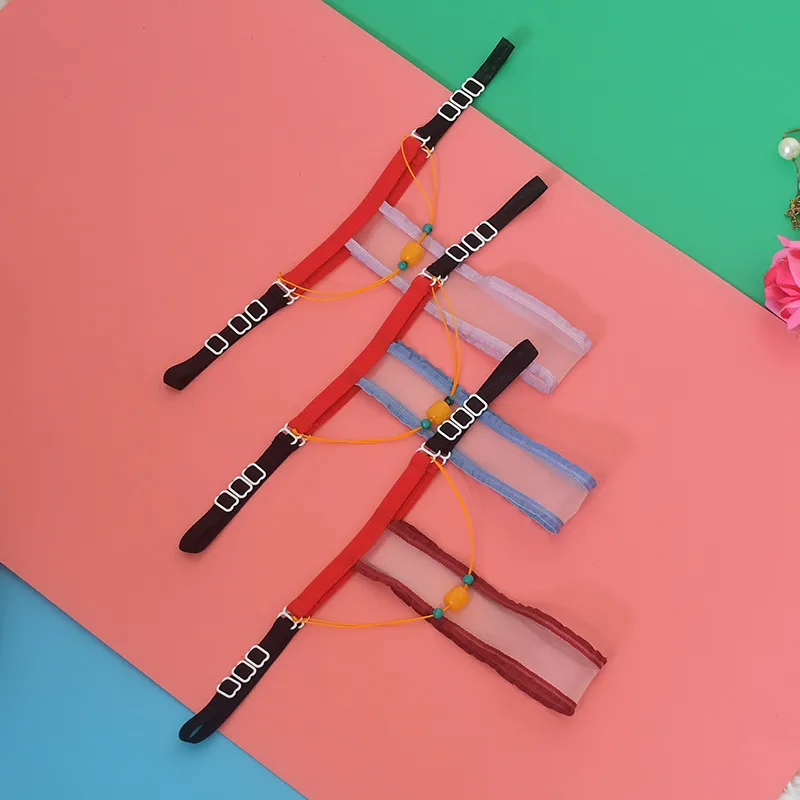 特別デザイン ビーズ飾り セクシー 薄手 透け感 レース 脱ぎやすい Tバック・タンガ