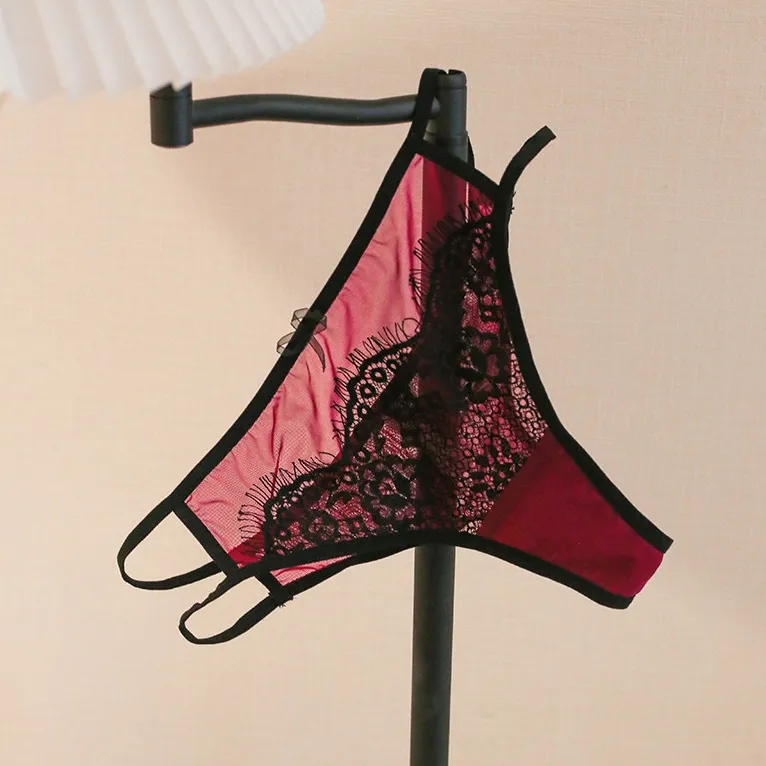 新作登場 オシャレ 高通気 セクシー 着回し力抜群 レース 刺繡 透け透け Ｔバック・タンガ