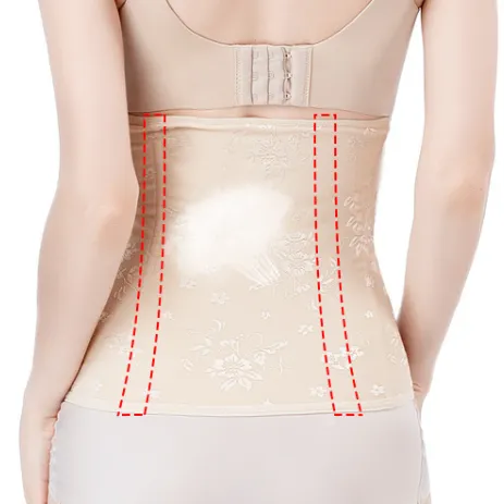 お買い得  無地 着瘦せフロントホック 高通気 ウエスト ニッパー コルセットダイエット