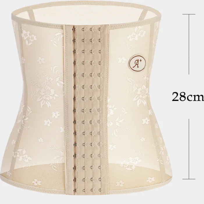 お買い得  無地 着瘦せフロントホック 高通気 ウエスト ニッパー コルセットダイエット