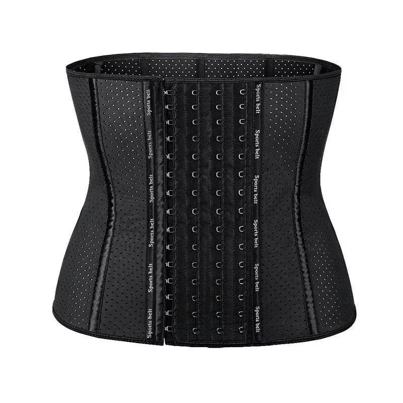 ラテックス 高通気 着瘦せ フロントホック 産後 体型補正 お腹を引き締める ウエストニッパー