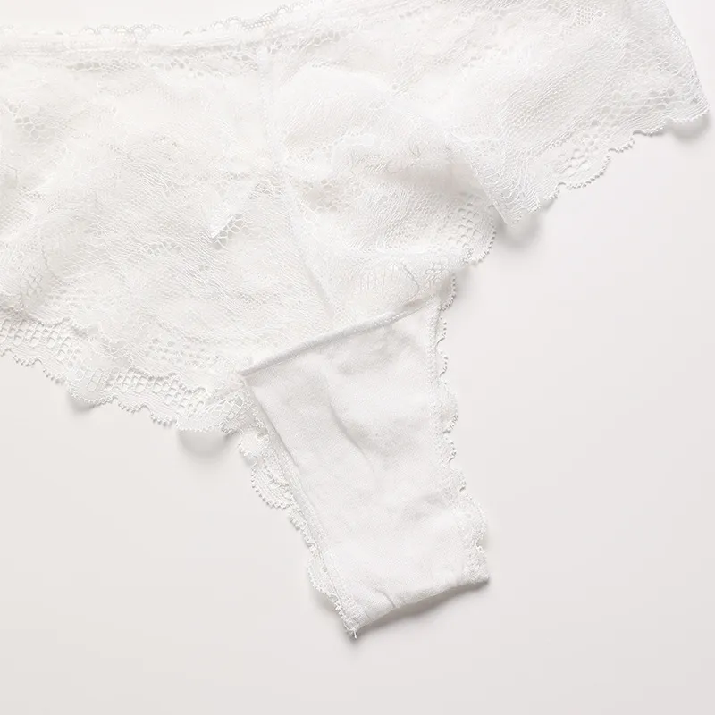 セクシー レース 超薄め 透け透け 交差 透かし彫り 通気性良い 美尻 Ｔバック・タンガ