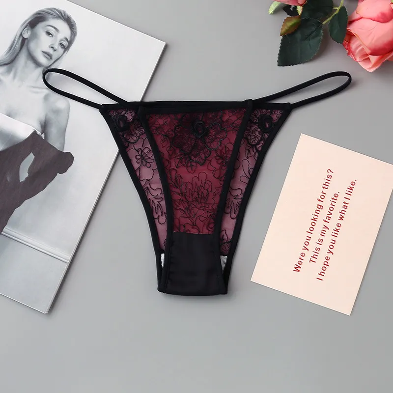 誘惑 セクシー 美尻 スケスケ レース ストレッチ ホット 紐 Tバック・タンガ