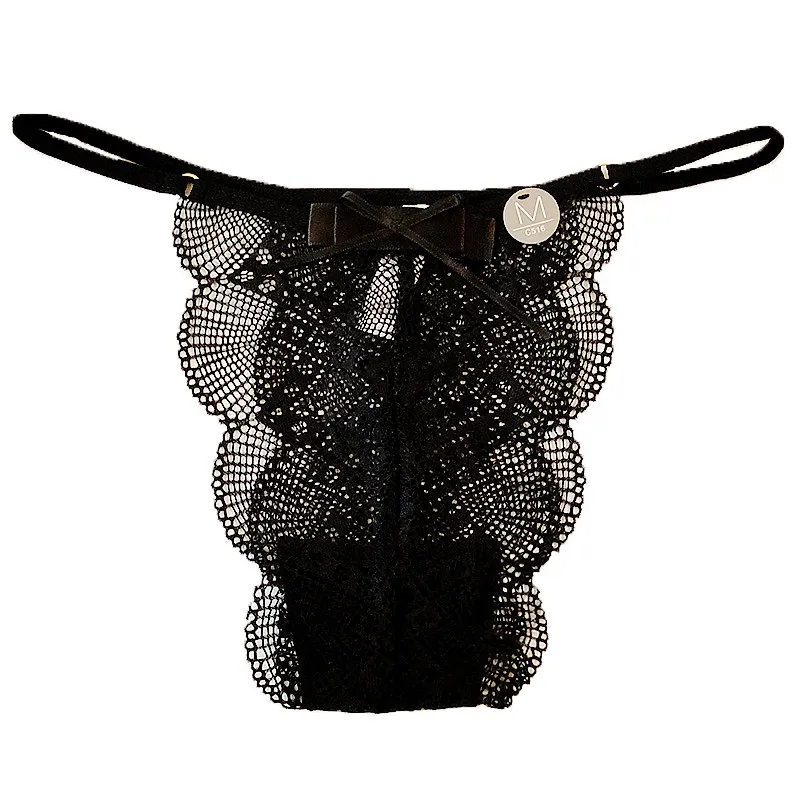 魅力の一枚 スケスケ 総レース 美尻 高通気 シームレス セクシー Tバック・タンガ