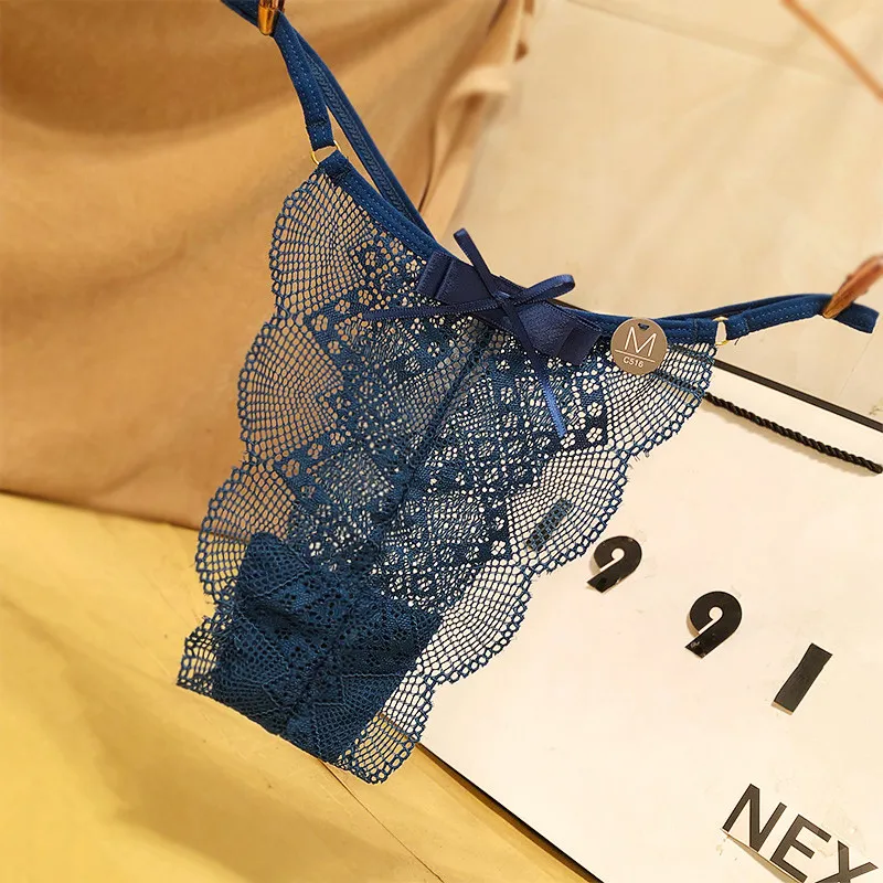 魅力の一枚 スケスケ 総レース 美尻 高通気 シームレス セクシー Tバック・タンガ