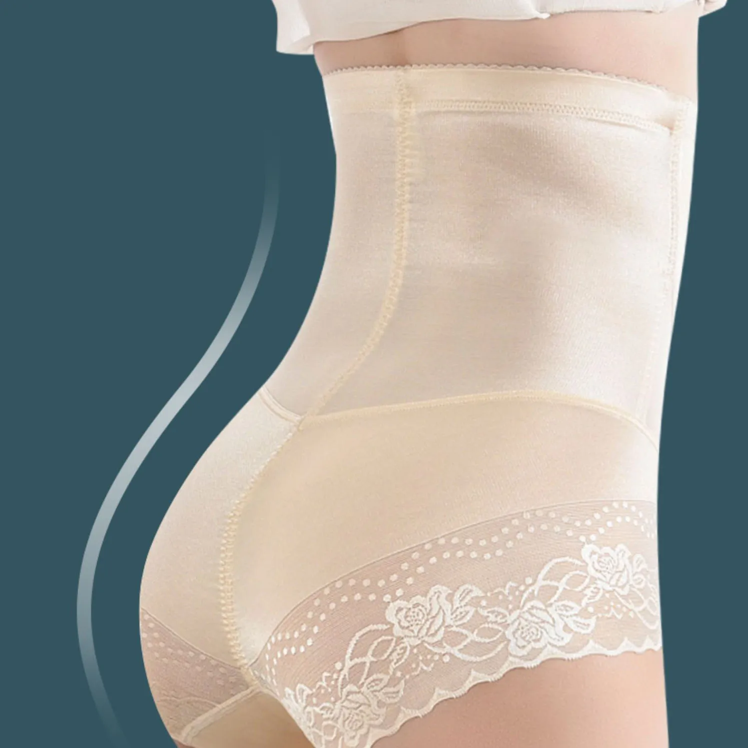 補正下着  シンプル  ファスナー 瞬間脱着 ハイウエスト お腹引き締め コルセットダイエット