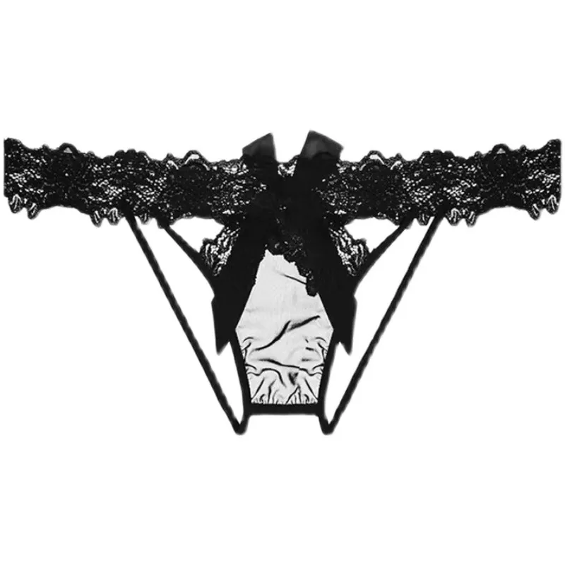 エロ可愛い 穴開き レース 切り替え スケスケ マンネリ解消 ホット Tバック・タンガ