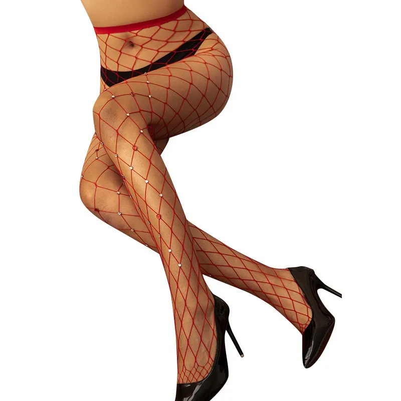 ラインストーン キラキラ おしゃれ セクシー パンティストッキング 網タイツ