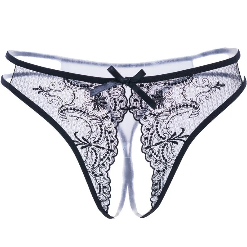 エロ レース 透け透け 穴開き 楽ちん 二つタイプ セクシー Ｔバック・タンガ