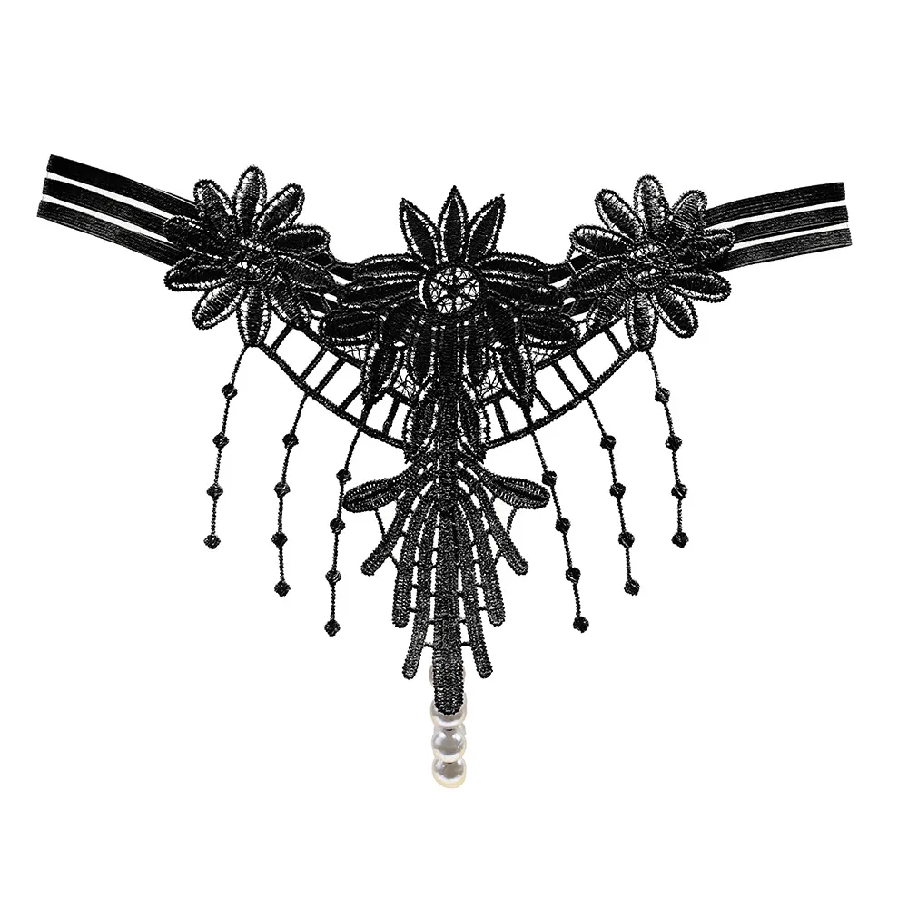 極艶 ビーズ セクシー ホット フリンジ マンネリ解消 穴開き Tバック・タンガ