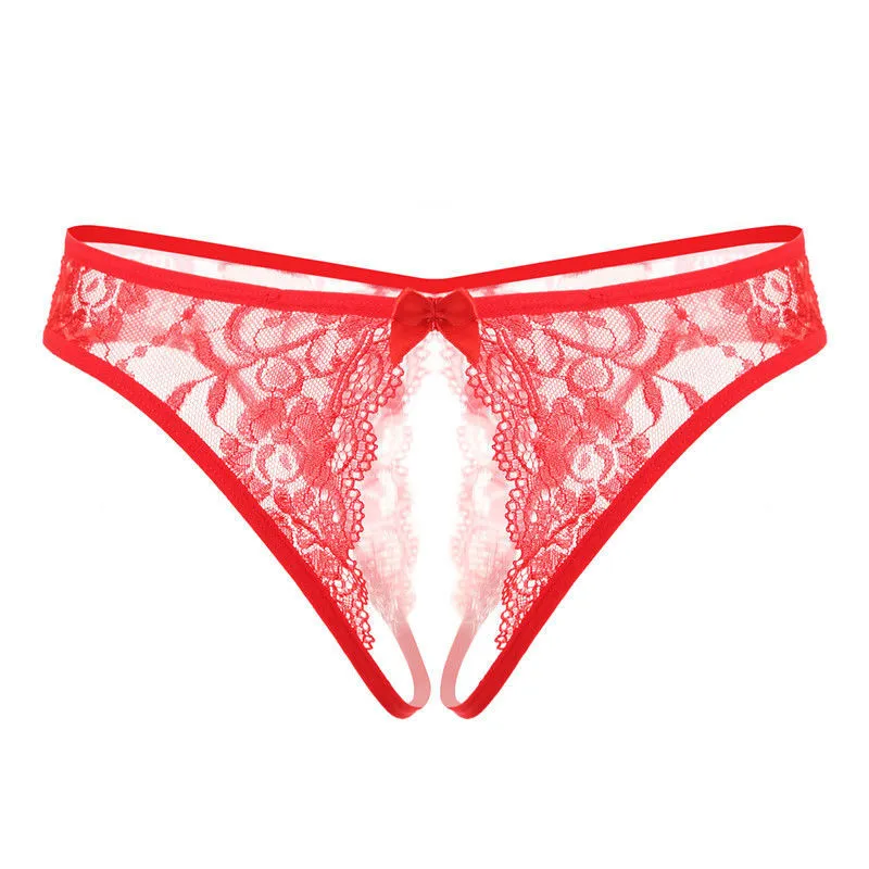 絶対欲しい ホット レース 切り替え リボン 透かし彫り エロい 透視 穴開き Tバック・タンガ