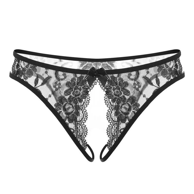 絶対欲しい ホット レース 切り替え リボン 透かし彫り エロい 透視 穴開き Tバック・タンガ