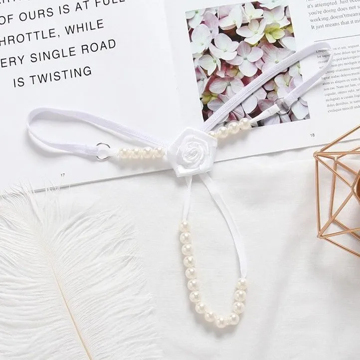 男ウケ 極細 圧倒的セクシー パール付き セクシー バラ 激エロい Tバック・タンガ