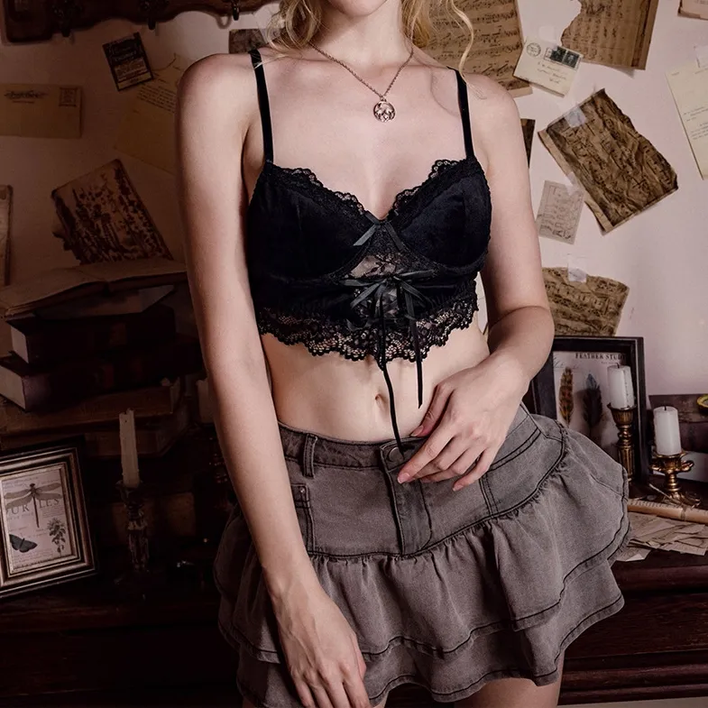 谷間メイク 欧米風 セクシー ギャル 盛れる レース A-Cカップ ワイヤー入り 高級感 ブラジャー