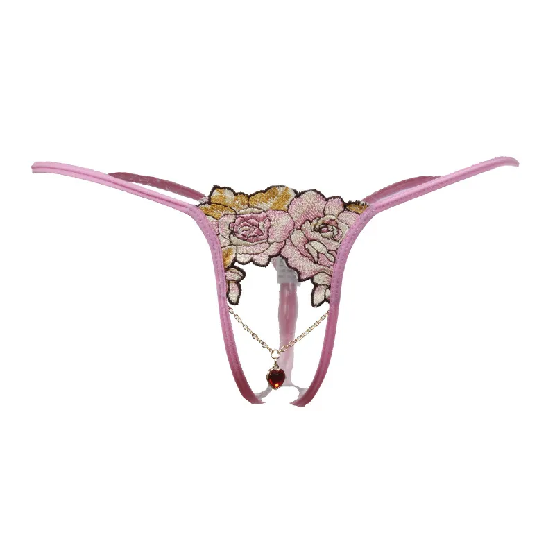 セクシー 大人女子 透かし彫り 刺繡 穴開き 高通気 マンネリ解消 Tバック・タンガ