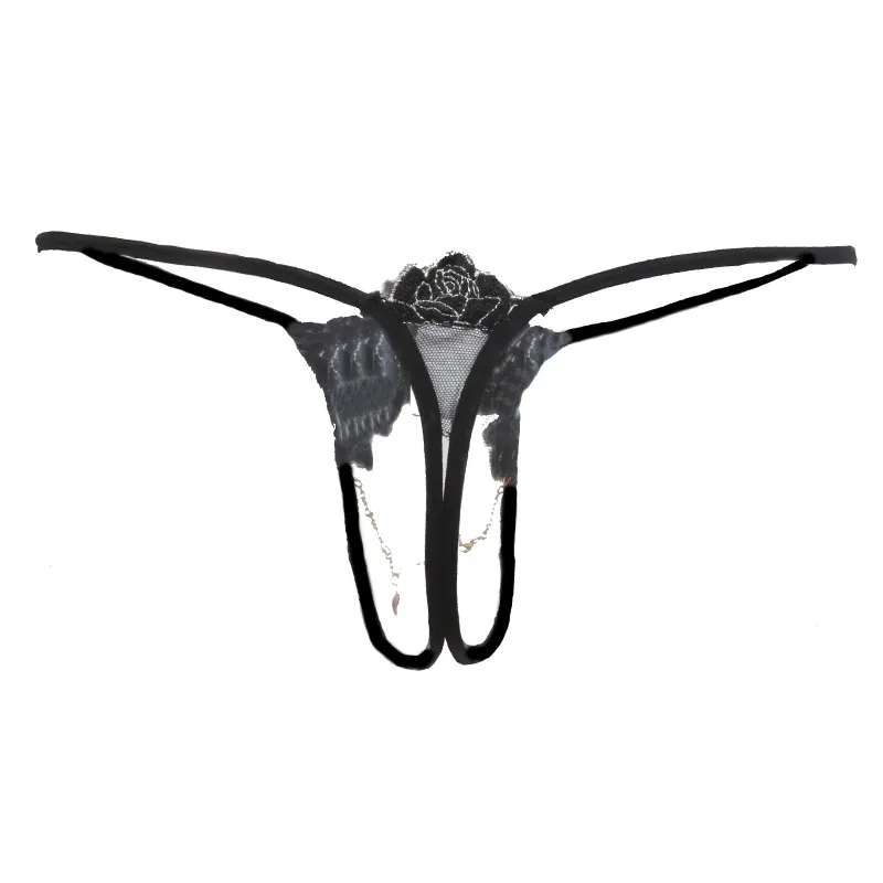 セクシー 大人女子 透かし彫り 刺繡 穴開き 高通気 マンネリ解消 Tバック・タンガ