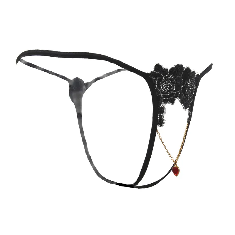 セクシー 大人女子 透かし彫り 刺繡 穴開き 高通気 マンネリ解消 Tバック・タンガ