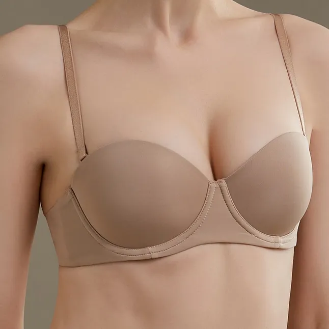 【単品注文】超絶 セクシー  無地 シンプル ワイヤー入り A-Cカップ しっかり支え ステルス ブラジャー