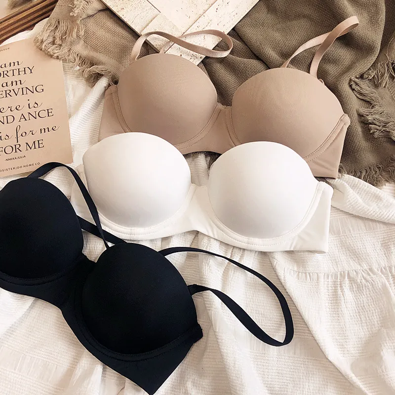 【単品注文】超絶 セクシー  無地 シンプル ワイヤー入り A-Cカップ しっかり支え ステルス ブラジャー
