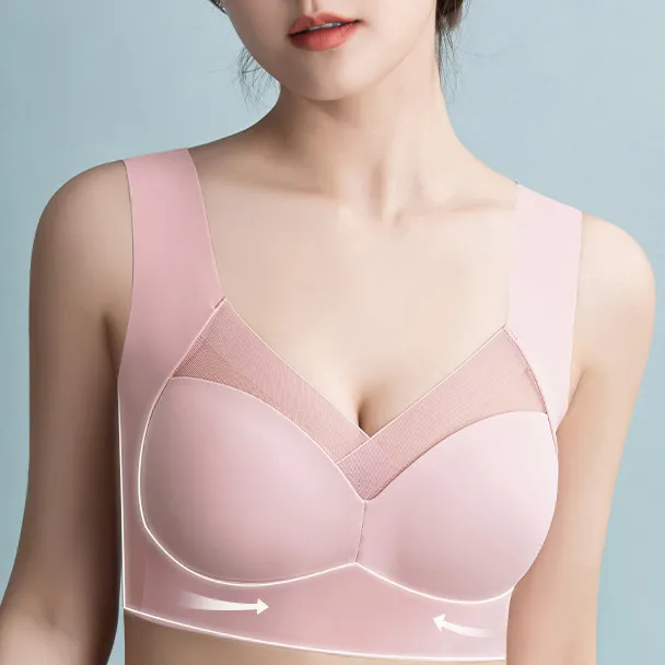 寝ている間に育乳 着心地良い ノンワイヤー 離れ乳改善 痛くない 昼夜兼用 ナイトブラ