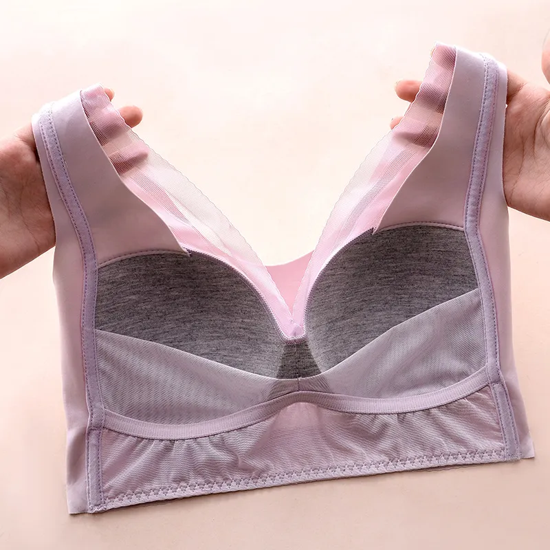 【L-8XL】プラスサイズ 補正 ストレスフリー ノンワイヤー 美胸ケア 脇スッキリ ナイトブラ