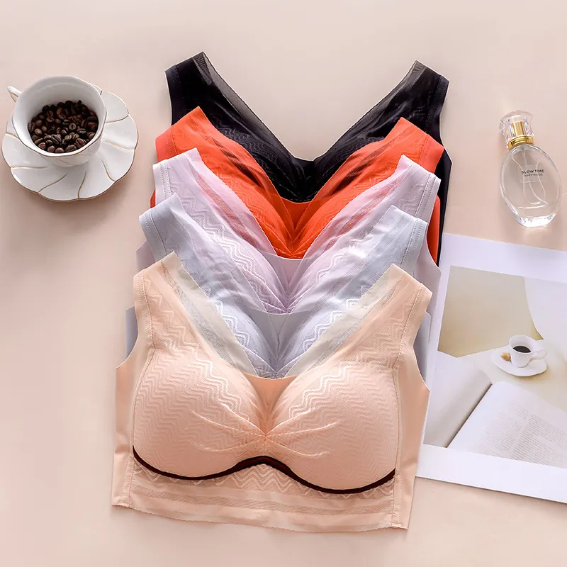 【L-8XL】プラスサイズ 補正 ストレスフリー ノンワイヤー 美胸ケア 脇スッキリ ナイトブラ